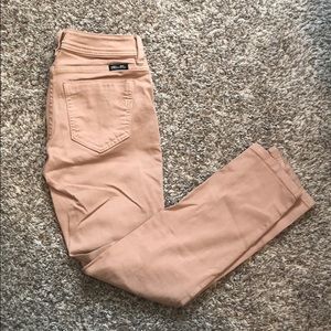 Size 27 mid-rise, ankle skinny, Miss Me jeans